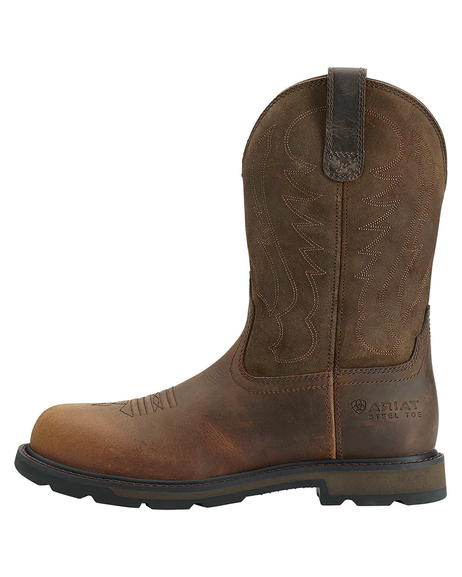 Men's Groundbreaker Steel-Toe Pull-On Boots