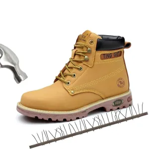 Men's Steel Toe Safety Work Boots