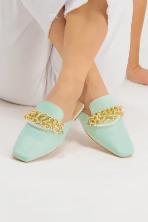 Mint Annelise Mule