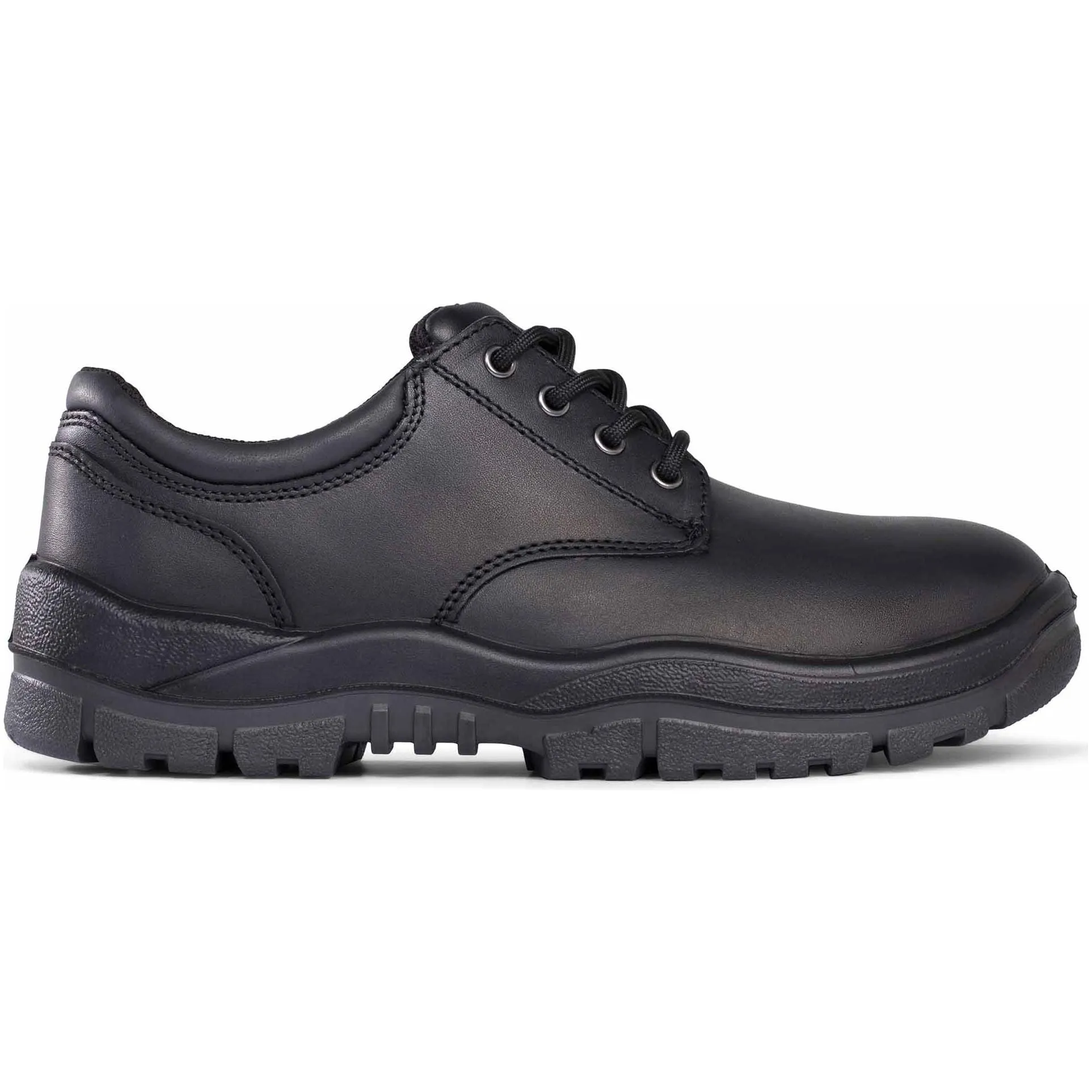Mongrel Black Steel Toe Cap Derby Shoe (210025) (Pre Order)