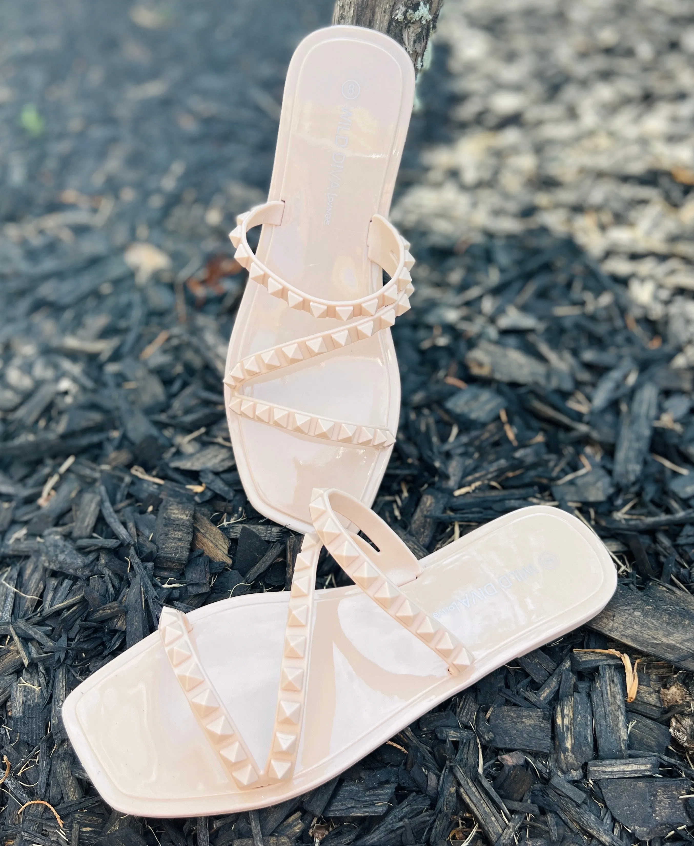 Nude Diva Studded Sandal