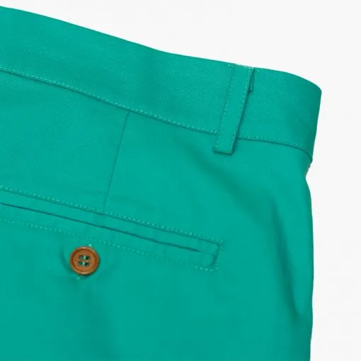 Pantalón chino corto hombre verde