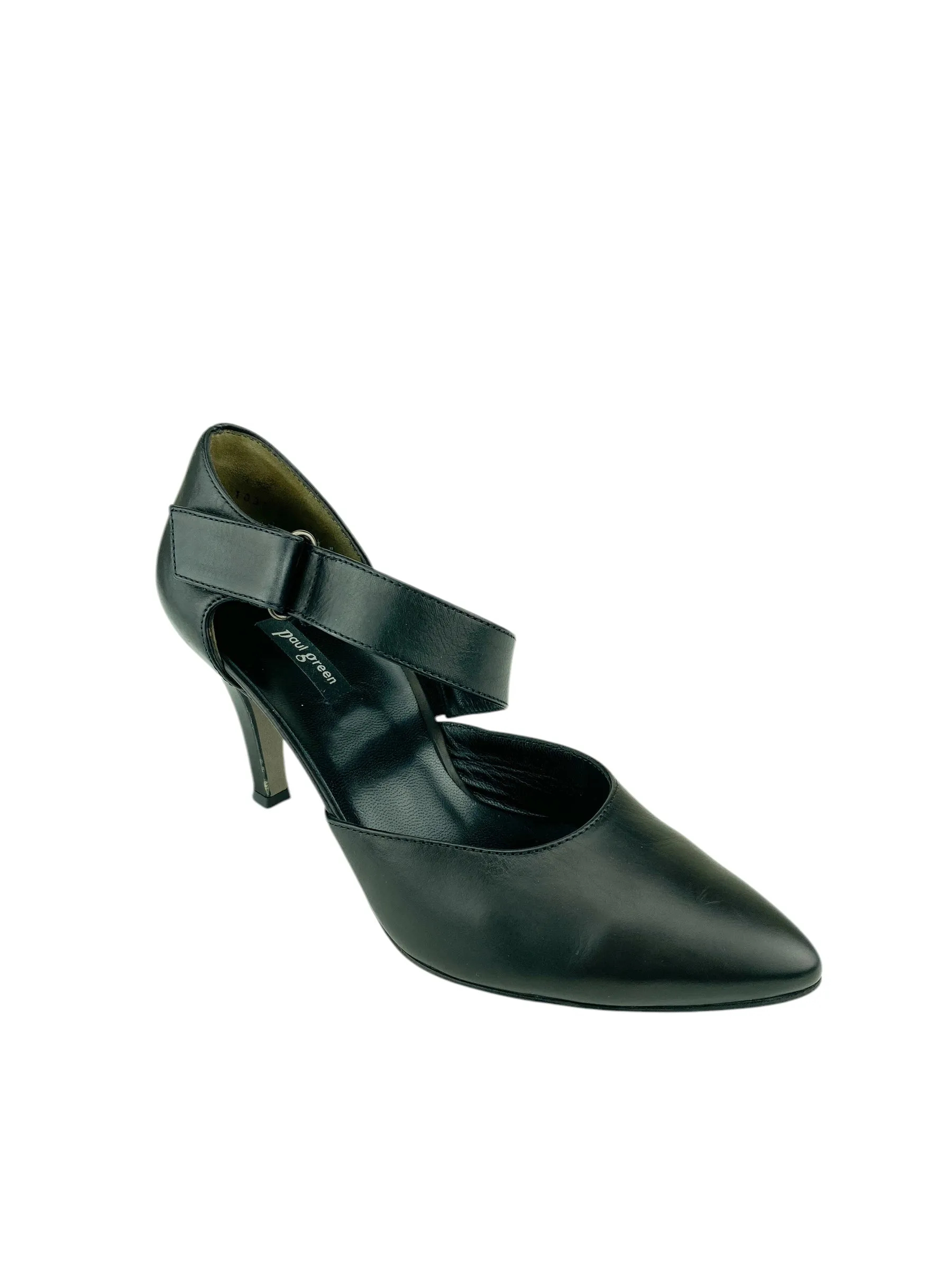 Paul Green Women's Desire Cross Strap Pumps Black Size 10 (EU 9)