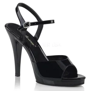 Peeptoe Platform Ankle Strap Shoes