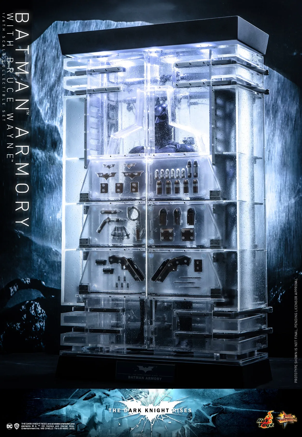 [Pre-Order] Hot Toys - MMS702 - The Dark Knight Rises - 1/6th scale Batman Armory with Bruce Wayne Collectible Set