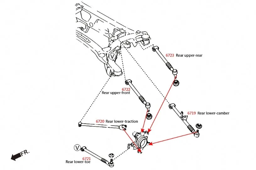 Rear Tow Control Arm (NC 2005-2014)