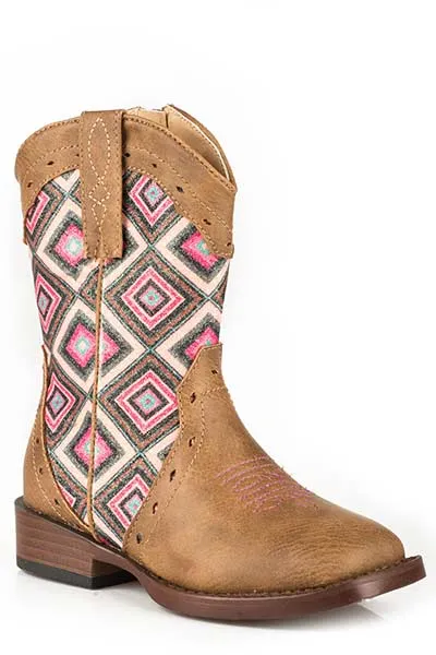 Roper Toddler Glitter Geo Boots Style 09-017-1901-1524