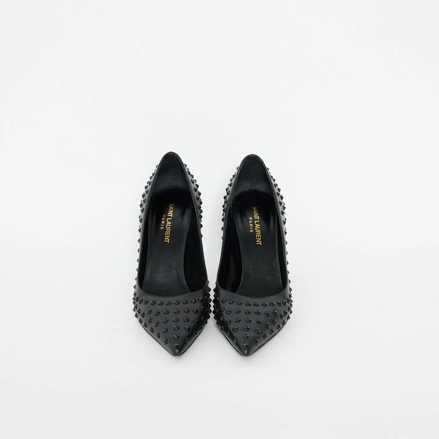 Saint Laurent Studded Mid Heel Sz 39