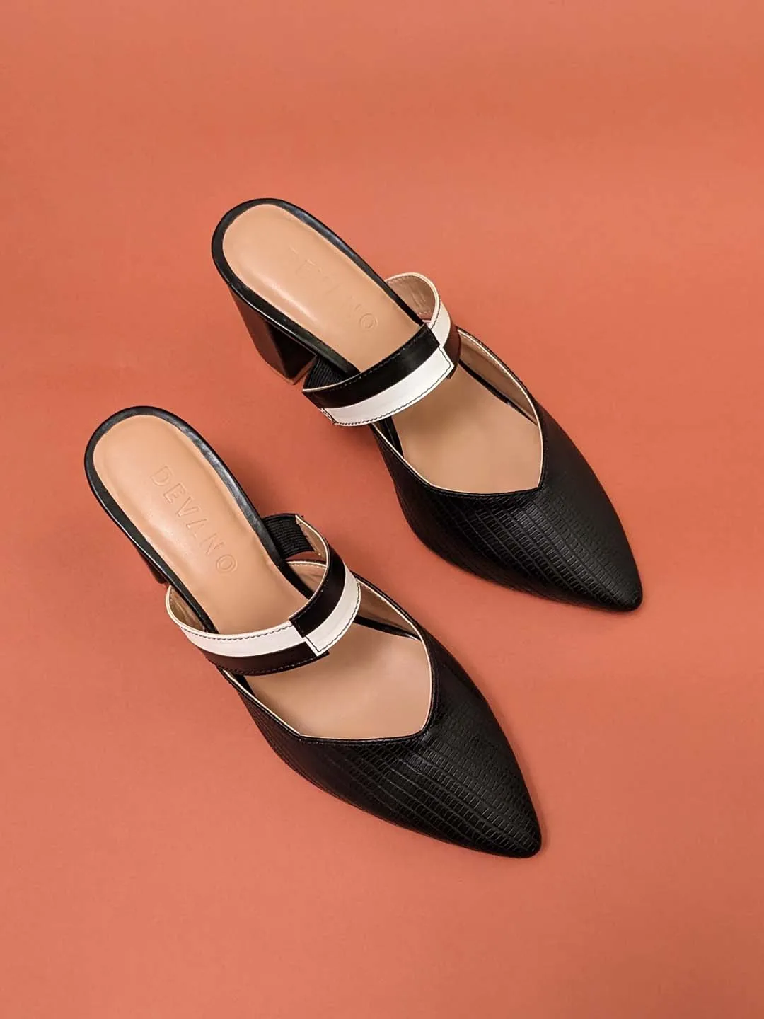 Sancia Mules Midnight Black