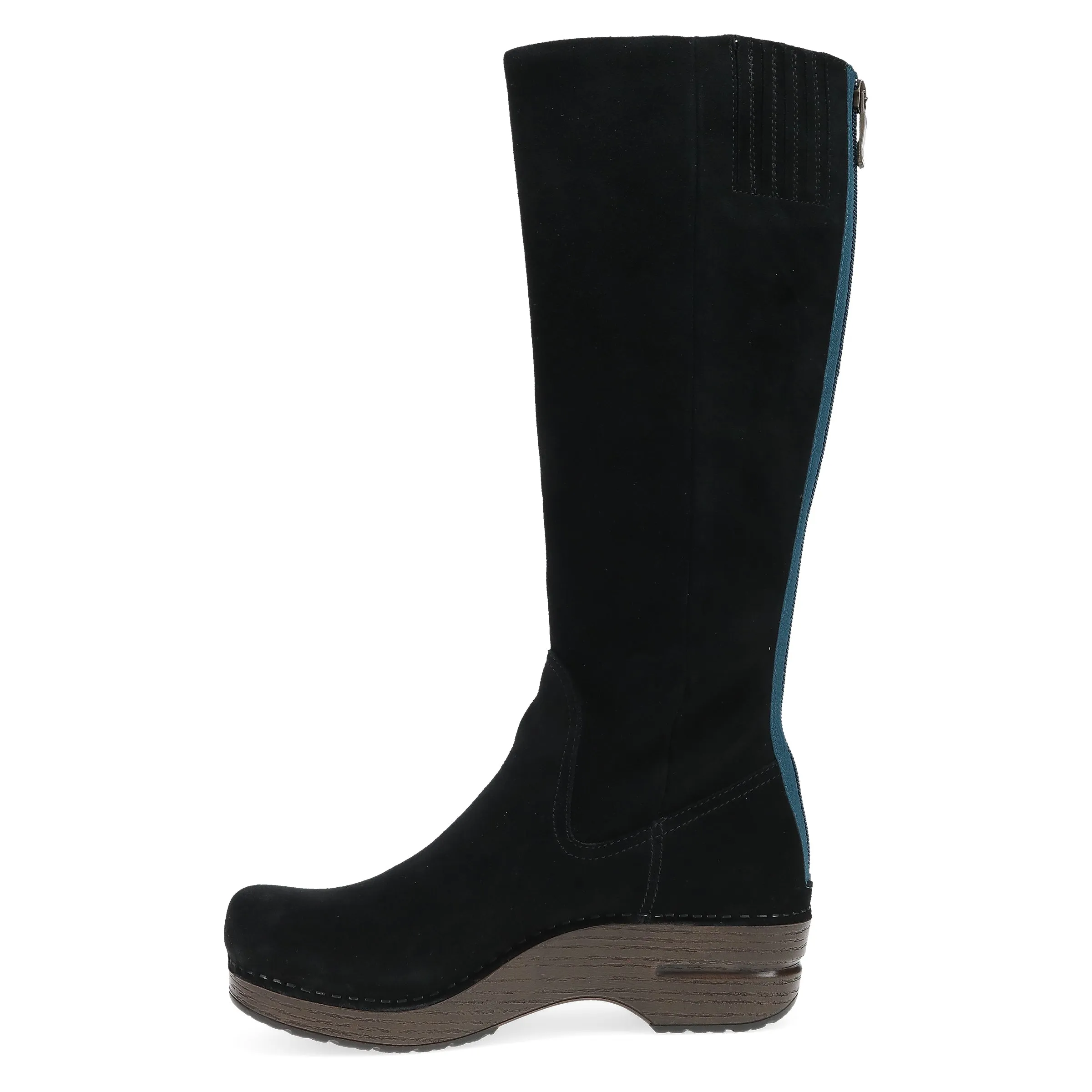 Shelbie Black Waterproof Suede