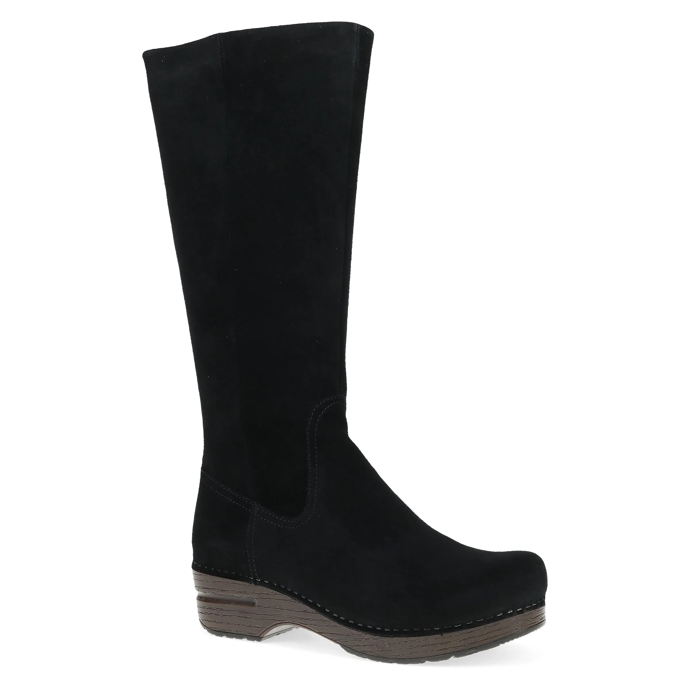 Shelbie Black Waterproof Suede