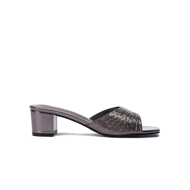 Square Diamante Heeled Sandal HL 172