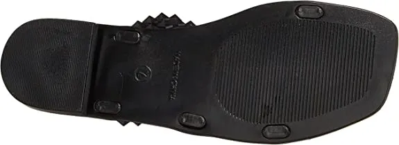 Steve Madden Womens Skyler-J Studded Flat Sandal  Color Jelly Black Size 8M