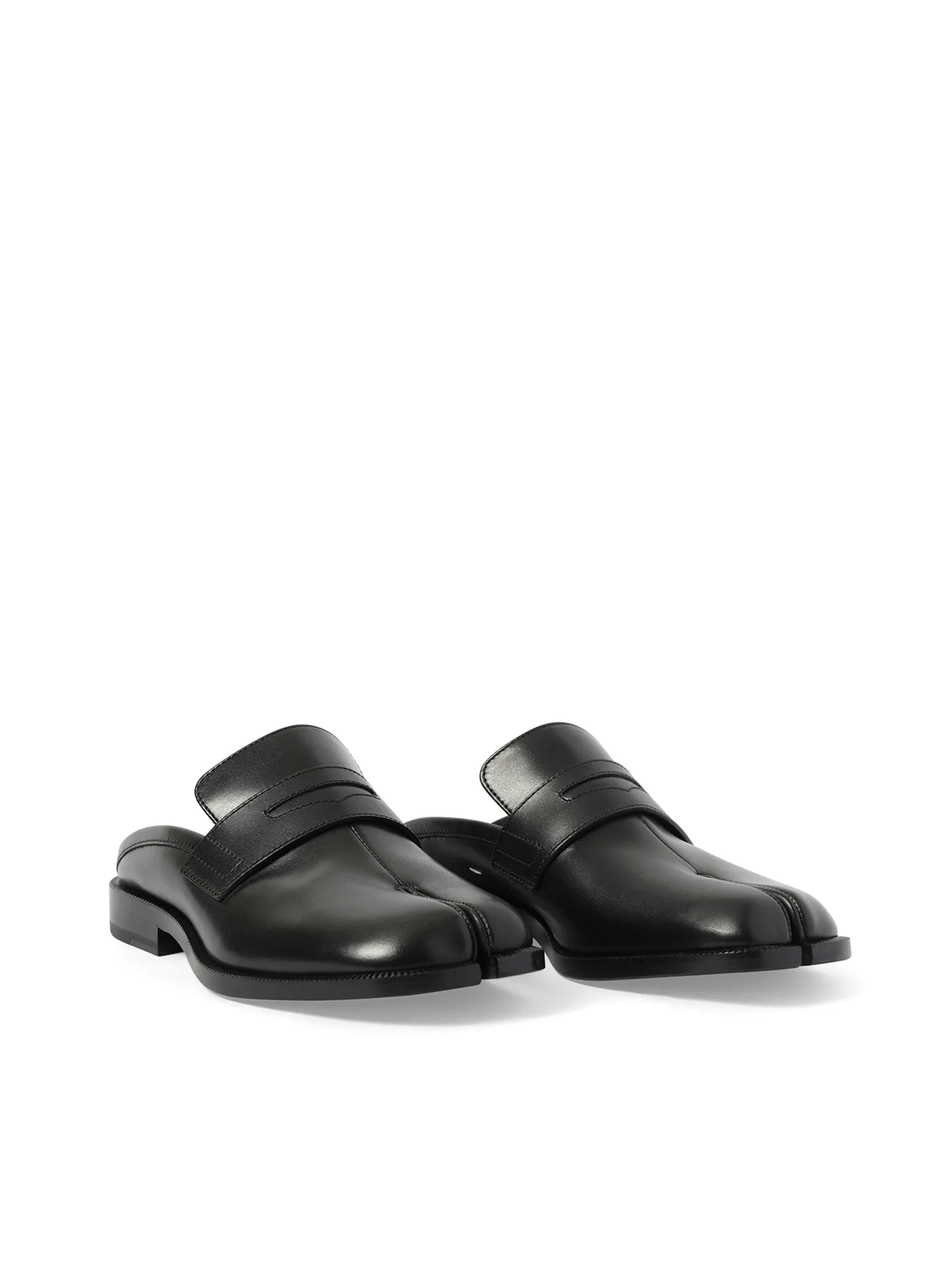 Tabi City Loafer Mule in Black