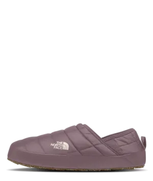 The North Face Womens ThermoBall Traction Mule V Slipper in Fawn Grey and Gardenia White 2024