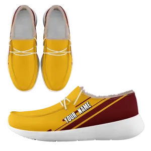 Unique Gift,Personalized Corporate Sneakers, Custom usiness Casual Custom Shoes with Fur, Company Event Gift