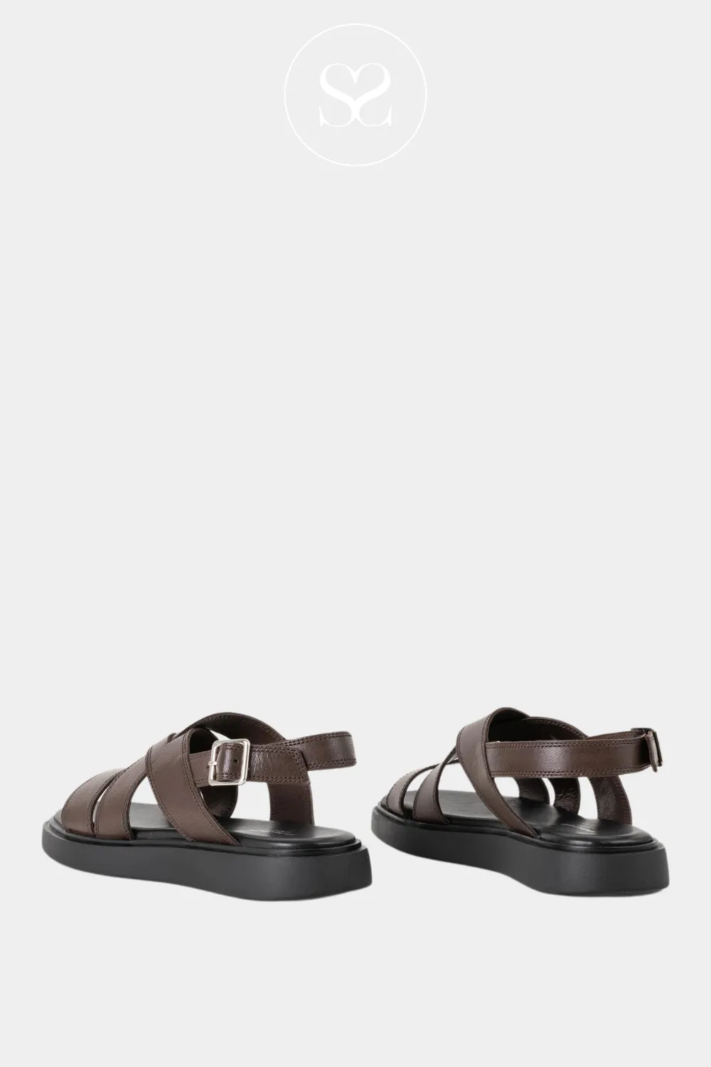 VAGABOND CONNIE 001 TAN LEATHER GLADIATOR SANDALS