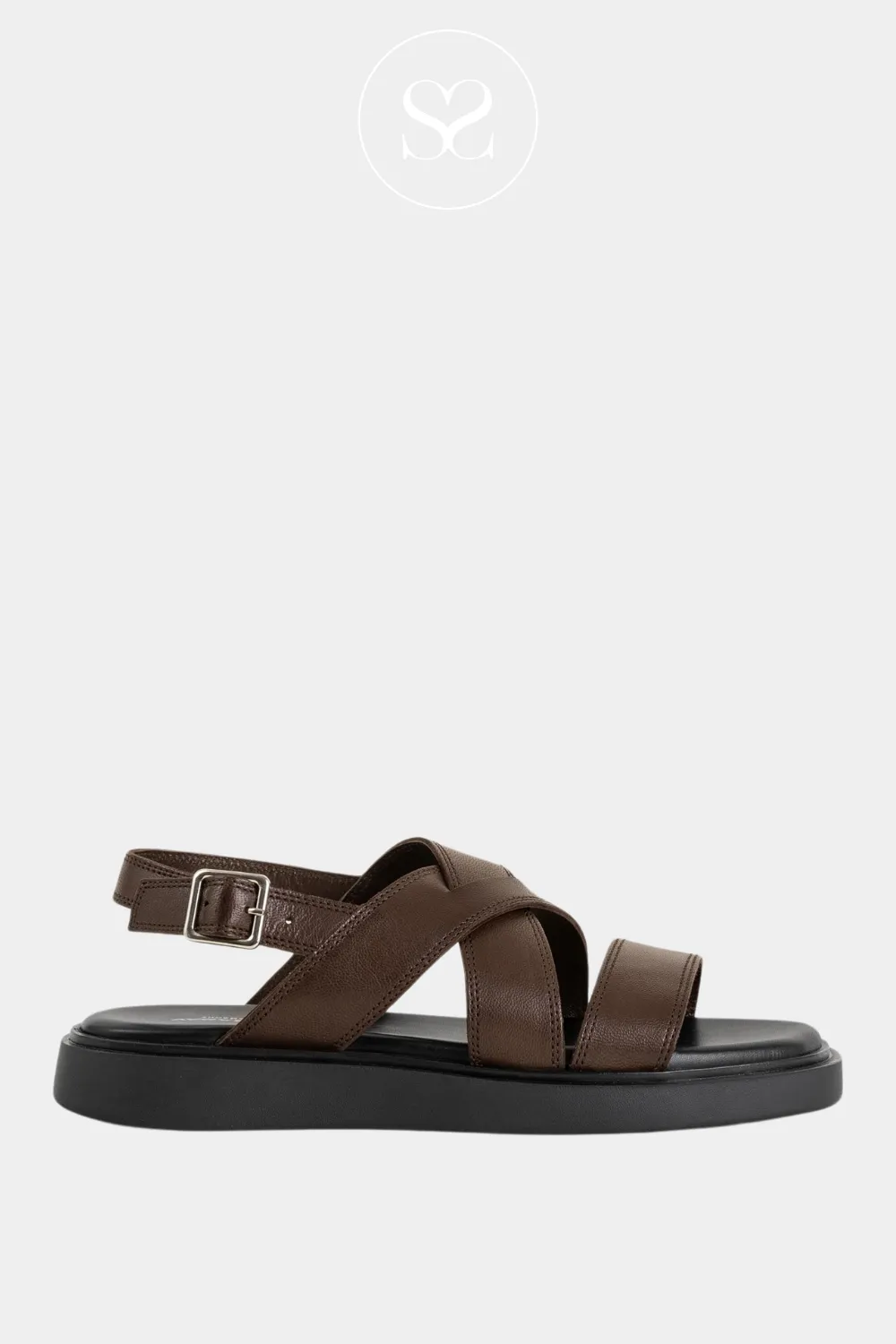 VAGABOND CONNIE 001 TAN LEATHER GLADIATOR SANDALS