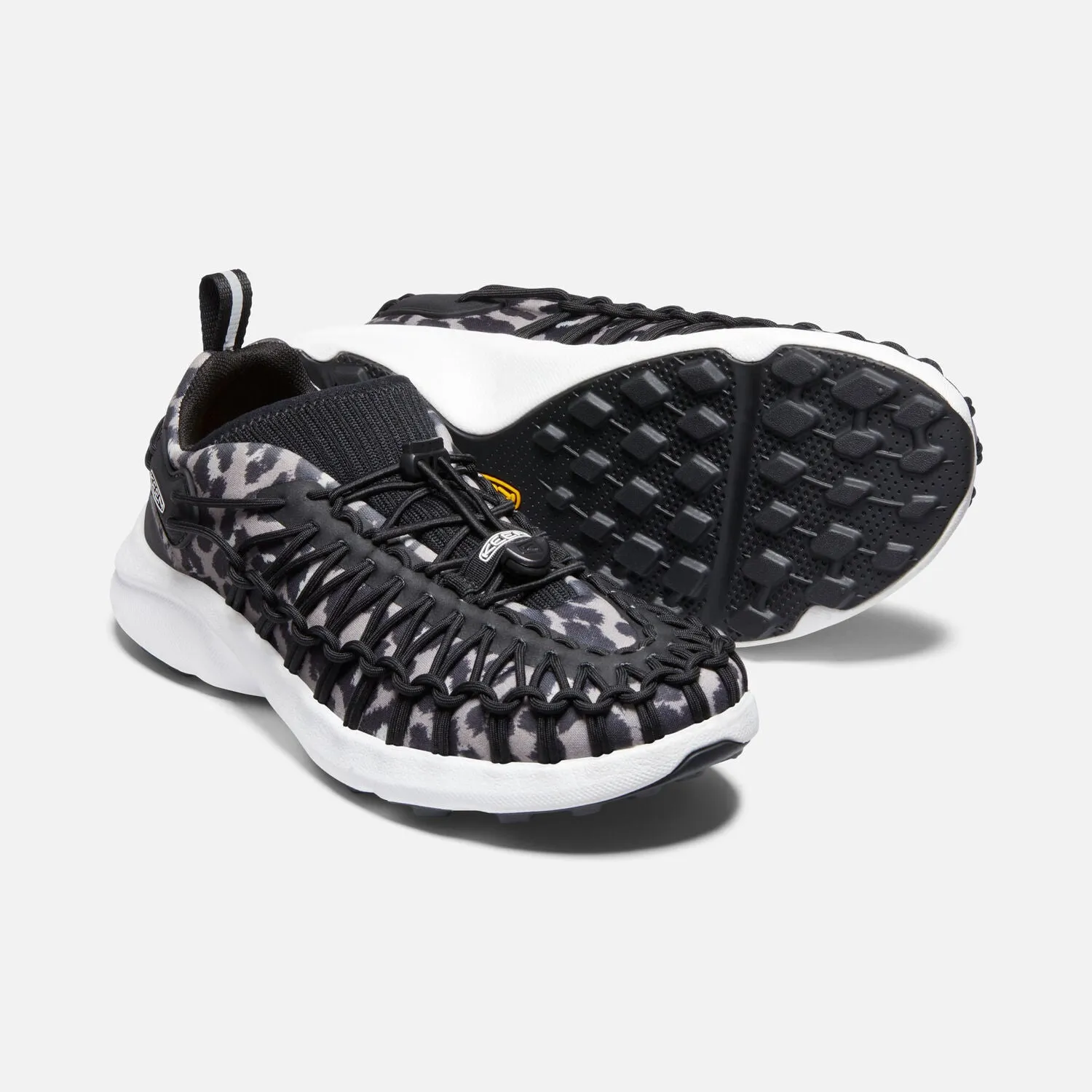WOMEN'S UNEEK SNEAKER - ANIMAL PRINT/WHITE
